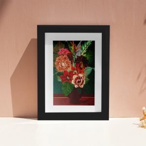 Cadre Bouquet sensualité